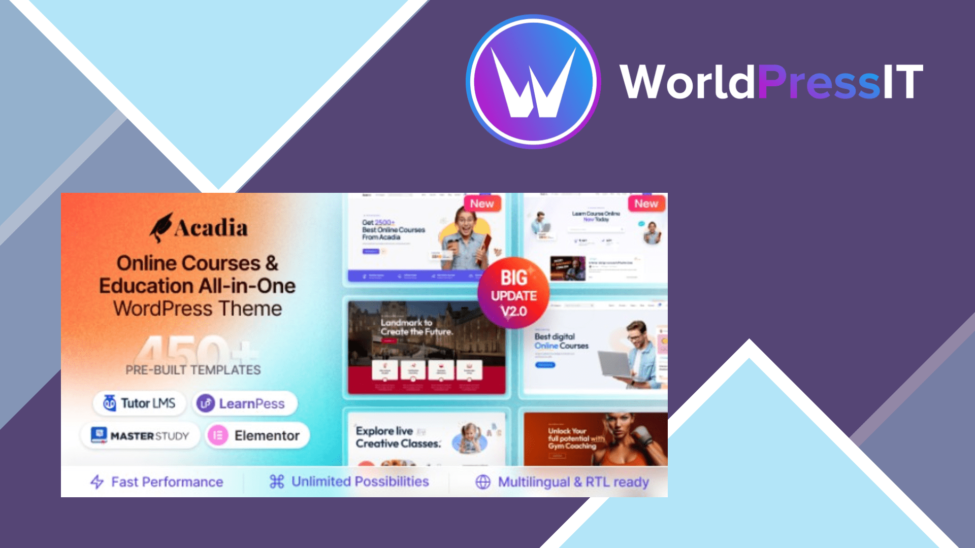 Acadia: worth it for polished LMS sites, not lean WordPress builds screenshot