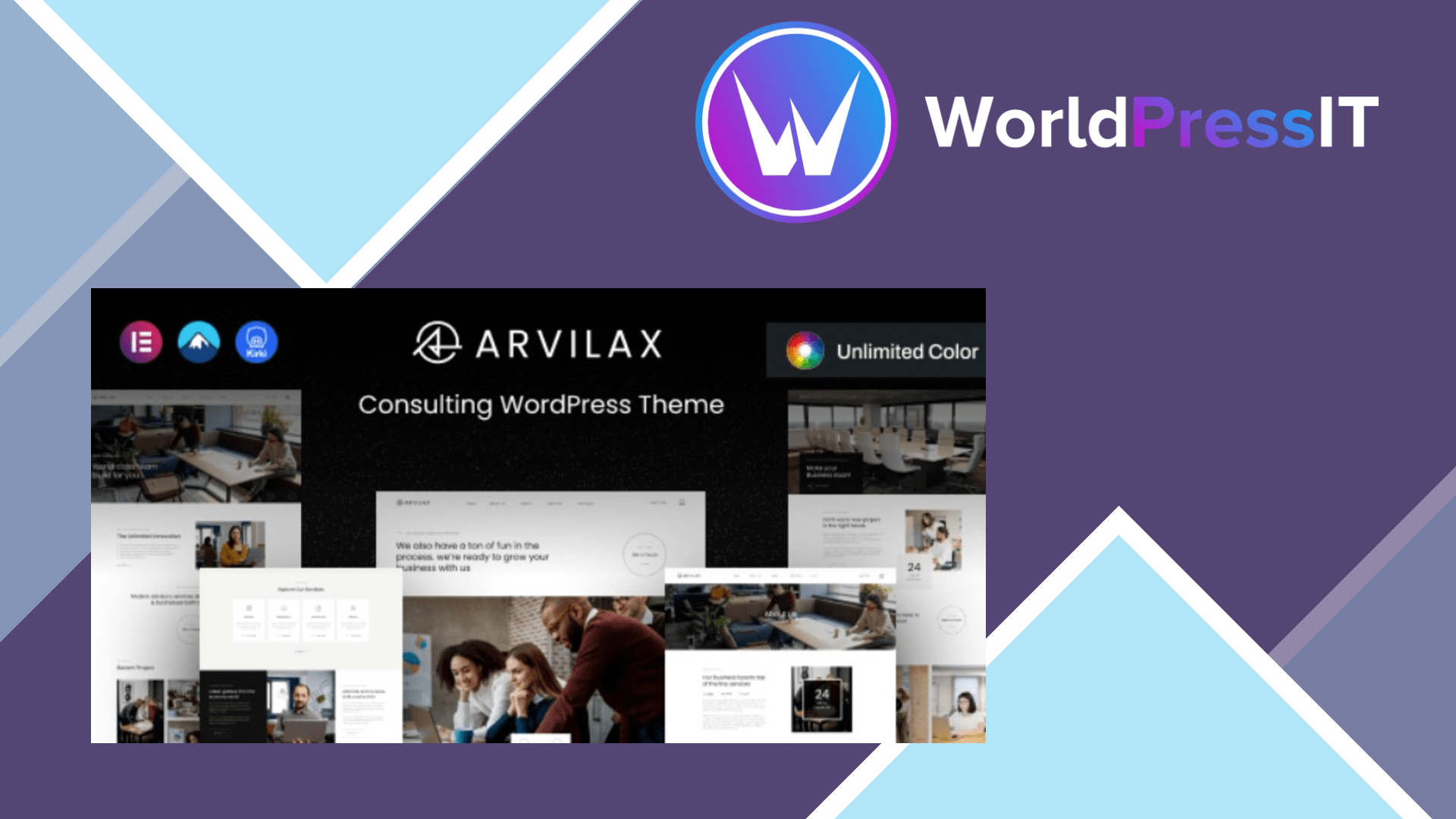 Arvilax: worth it for a quick Elementor business site, not deep customization screenshot