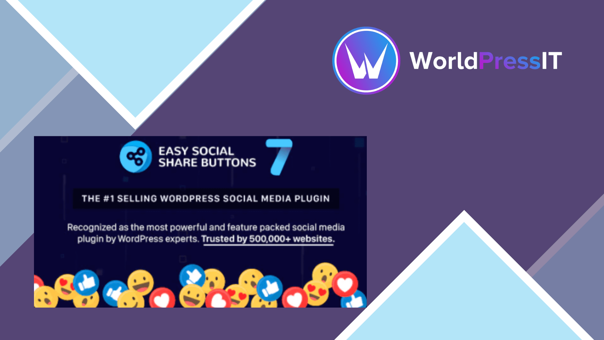 Easy Social Share Buttons: worth it for serious social campaigns, not simple blogs screenshot